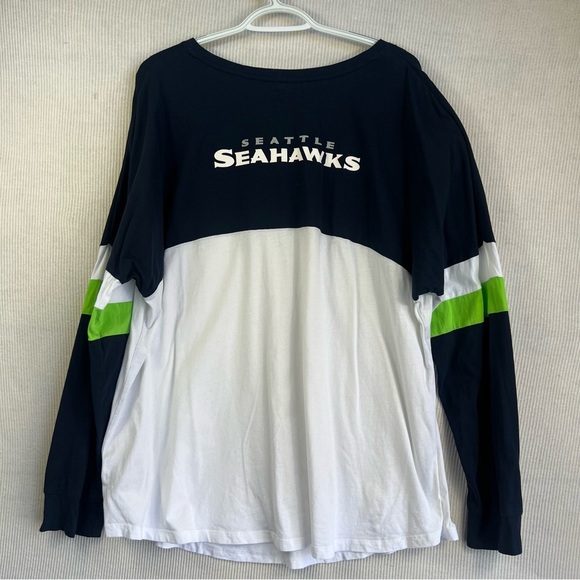 Seattle Seahawks NFL Team Apparel Top Women’s Size 2X and Infinity Scarf - Picture 6 of 12